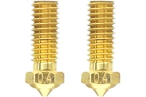 QIDI TECH stampante 3D ugelli in ottone estrusore 0,4 mm M6 per X-SMART3, 2 pz