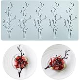 TUKE 3D Branch Shape Silicone Mold for Fondant, Hollow Candy Lace, Baking, Polymer Clay, Sugar Crafts, Desserts and Cupcakes