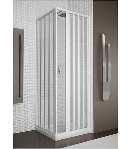 Box Doccia Angolare Liberte 70x90 CM - Riducibile, Bianco Pastello, Apertura A Soffietto - Foto 8