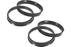X AUTOHAUX 4pcs Plastic 60.1mm to 66.1mm Car Hub Rings Wheel Bore Center Spacer