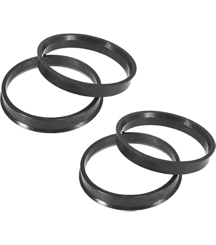 X AUTOHAUX 4pcs Bague De Centrage Jante 71.5mm à 65.1mm Universel