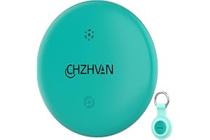 CHZHVAN Android Smart Tracker Tag,Google Localizador Funciona con Find Hub App (SÓLO Android),Bluetooth Key Finder para Llaves,Bolsas,Equipaje,Mascotas y Mochila,Impermeable IP67，Batería Reemplazable,1 Azul