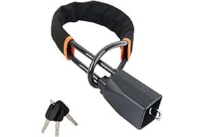 GENERIC Steering Wheel Lock, Anti Theft Car Security Device with 3 Keys,Double Car Anti Theft Device,Fits Most Vehicles, Trucks, SUVs, and Vans (Black)