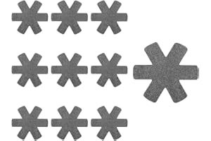 LSCUYZ Pfannenschutz, 10 Stück Pfannenschoner Topfschutz, Pfannenschutz Filz, Anti Rutsch Stapelschutz für Pfannen, Hitzebeständigerung, Stapelschutz, TopfschonerTöpfe und Schüsseln