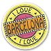 Produktbild 2 x 10cm/100mm Barcelona Spanien Vinyl SELBSTKLEBENDE STICKER Aufkleber Laptop reisen Gepäckwagen iPad Zeichen Spaß #5704