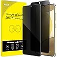 JETech Privacy Screen Protector for Samsung Galaxy S24 5G 6.2-Inch, Anti-Spy Tempered Glass Film, Fingerprint ID Compatible, 2-Pack