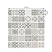 Produktbild JHYS LT024 18 * 100cm * 6PCS 3D DIY Selbstklebend Wasserdicht Treppenaufkleber Grau Weiß Arabischen Stil Keramikfliese Wandgemälde