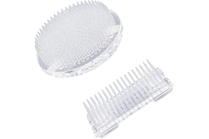 WANDIC 2 Soportes de Flores de Rana, Redondos, rectangulares, de plástico, Transparente, para Manualidades de Flores