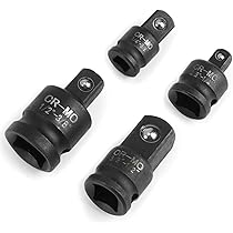 QUARKZMAN - 2 Embouts Choc H11 (11mm) 1/2" Pour Douilles à Choc - Acier CR-MO Traité - Idéal Clé à Choc Électrique