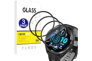 X-Dision [3 Stück] Displayschutzfolie kompatibel mit Garmin Forerunner 965,[Kratzfest, High Definition][3D Curved Full Cover] Schutzfolie für Garmin Forerunner 965