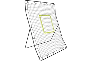 Dhouse Rebounder Net Pitchback Rebound Net Baseball Pitching Target Goal Net with Attachable Pitching Target for Football Training Equipment