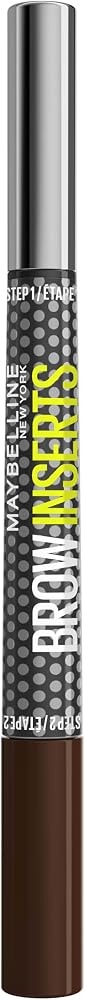 Maybelline New York Brow Insert Kaş Kalemi Deep Brown 5 | 0,015 mm üçlü uç, 30 saniyede 100 saç benzeri vuruş, 36 saat aşınma, leke tutmaz formül