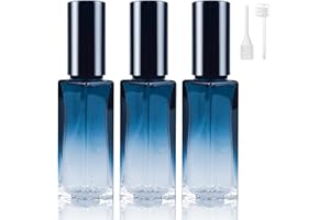 Bohoray 3 Stücke Parfümzerstäuber Nachfüllbar, 10ml Parfum Flakon leer Transparente Parfüm Flakon Parfümflaschen Nachfüllbar mit Zerstäuberpumpe und Trichter für Frauen oder Mädchen