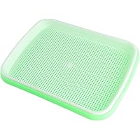 BESTOMZ Gewchshaus-Tablett für Gewchshaus Wheatgrass Ohne Boden Pflanztablett mit Wasserwanne und Frühbeetpapier grün
