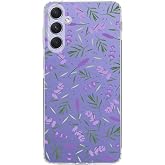 PrintiFy Samsung Galaxy A54 ile Uyumlu 1mm Slim Fit Water Color 3 Baskılı Şeffaf Kılıf