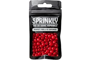SPRINKLY - Mini Chocolate Beans - Red - 30g