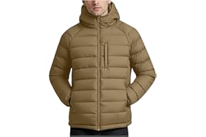 HAOLEI Piumino Uomo 100 Grammi Autunno Invernale Giubbino Caldo Tinta Unita Giacca Impermeabile Giubbotto Comodo Trapuntato Trekking Antivento con Zip e Cappuccio Piumini per Quotidiano Lavoro Scuola Moto