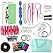 Ultimate Hair Styling Tools Accessories DIY Kit Set BONUS eBook for Girls Women