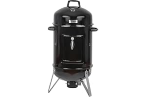 BBQ-Toro barile per affumicatura Oak Ø 47 cm | Barile per barbecue 4in1, affumicatore a legna, affumicatore ad acqua | Watersmoker, griglia a carbonella con coperchio