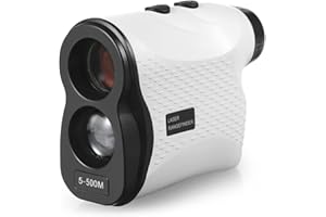 CalmGeek Golf Rangefinder, Rangefinder Golfing, Rangefinder Distance Meter Speed Tester Rangefinder with Flag Lock Tech, High Precision Golf Accessories