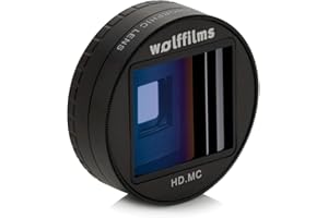 Wolffilms Anamorphic Lens Smartphone Pro Filmmaking Video Objektiv kompatibel mit iPhone, Samsung & Huawei für breite anamorphe Videos im Kino Filmlook geeignet für iPhone, Samsung und Huawei Handys