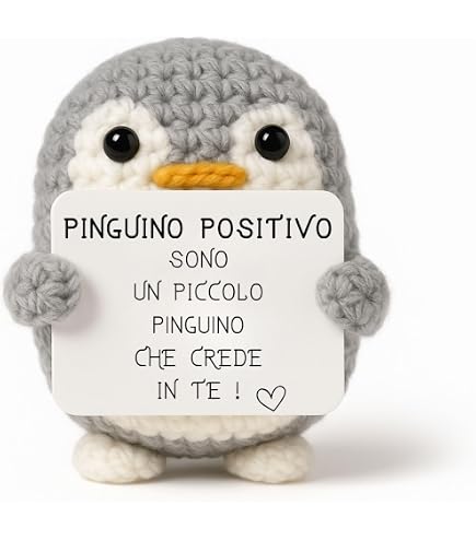 Pinguino Positivo Con Cuore CARxlythic: Il Regalo Tenero Che Dice 'ti Amo'!