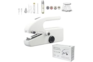 VxoDhuuo Handheld Sewing Machine, Mini Sewing Machine, Dual Electric Power Mode