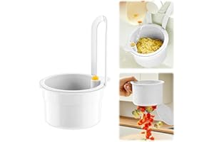 Zikenis Sieb für Spülbecken,Sieb Wasserhahn Hängend,Kunststoff-Abtropfkorb,Multifunktionaler abflusssieb,Auf Die Meisten Standardarmaturen,für Waschen y Organizer in Küche (Weiß)