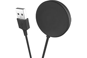 BICMICE USB Charger for Samsung Galaxy Watch Ultra,FE,7,6,6 Classic,5,5 Pro,4,4 Classic,3,Active 2,Active Durable Charging Cable Dock Replacement for Samsung Galaxy Watch Charger - 1M/3.3Ft