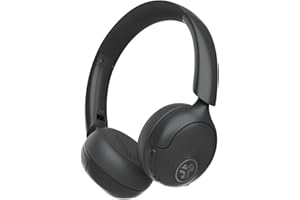 JLab Go Lux ANC Cuffie Wireless On Ear con Cancellazione Attiva del Rumore - 70+ Ore di Autonomia, Microfono Integrato, Connessione Multipla Bluetooth e Audio Spaziale, Grafite