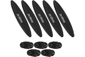 ALOMEJOR Galleggiante da pesca 5 pezzi Galleggianti per pesce gatto e campana 20g/30g Galleggiante in linea EVA Galleggiante per pesca Ricambio