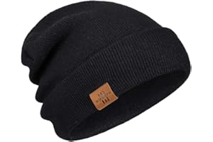 Wmcaps Cappello Uomo Invernale Berretto Uomo in Maglia, Regali per Donna e Uomo a Natale, Unisex Beanie Invernale Cappelli per Sci/Bici/Moto