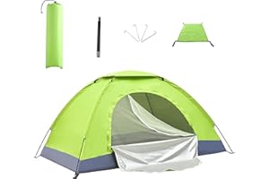 Eawfgtuw Lightweight Camping Tent With Screen Doors, Comes With Carry Bag For Easy Transportation On Hikes Person Tent for Camping, Easy Setup Large CabinTents includes Rainfly