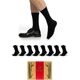 Dayco &Ccedil;orap PREMİUM BAMBU YAZLIK SİYAH 8'Lİ SET KRAFT KUTULU - 41-45 - 478 L