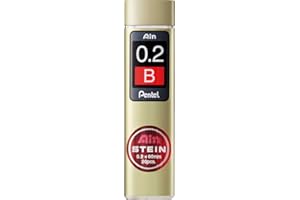 Pentel C272W-B Mines pour Porte-mines Tracé 0,2 mm Densité B