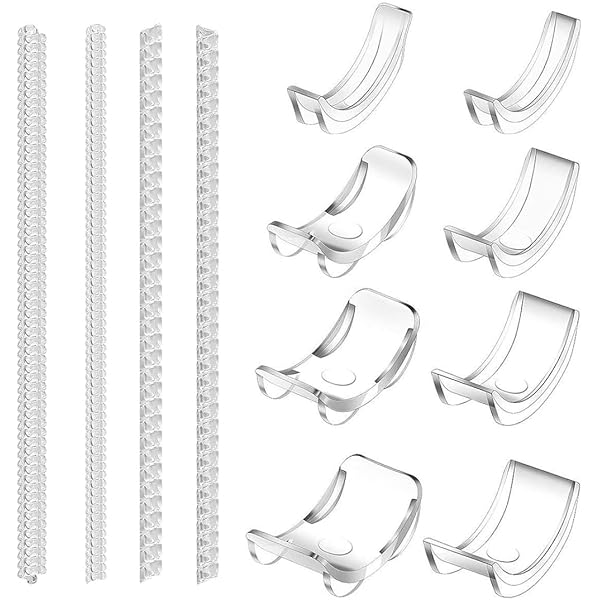 Gleamkid Regolatore Anello Invisibile – Stringi Anello In TPU Trasparente, Morbido E Riutilizzabile, 16 Pezzi Con Panno Pulitore - 2
