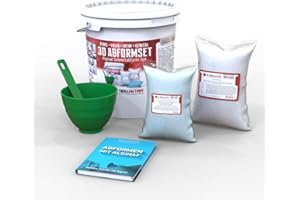 TFC TROLL FACTORY TFC Kit de moulage intime 3D pour homme et femme avec 500 g d'alginate TFC, 34 minutes, 1 kg de pâte de gibier TFC Xyrarock 4:1, gobelet mélangeur et spatule à mélanger, notre manuel « mouler avec