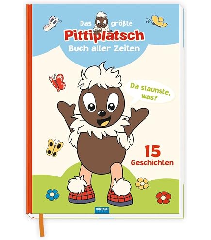 Il Nostro Sandman & Friends SANDMANN GRS Pittiplatsch Special Edition, Peluche 20 Cm In Materiale Riciclato, Morbido E Sostenibile, Con Certificazione GRS, Adatto Ai Bambini