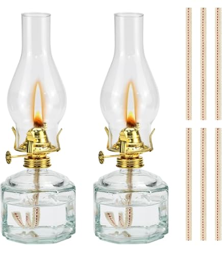POPETPOP Olielamp glazen cilinder petroparaplu vervanging lampenkap