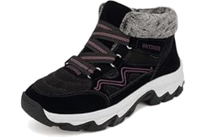 VTASQ Chaussures d'hiver Bottine Doublée De Fourrure Chaud Bottes Hommes Femme Bottes de Neige Outdoor Antidérapantes Bottine de Randonnée Chaussures de Marche