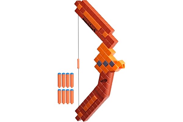 Nerf Minecraft, Arc à fléchettes, 8 fléchettes Nerf N1