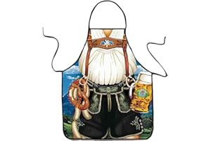 VEMEFUFU Sexy Funny Aprons Oktoberfest Aprons Christmas Apron Novelty BBQ Apron for Women Men Beer Festival Apron Xmas Apron Cooking Kitchen Barbecue Apron for Party Apron Gift