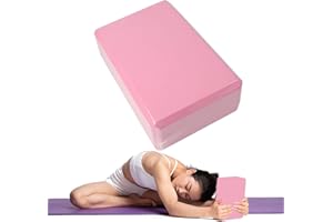 Wangduodu Lot de 2 blocs de yoga antidérapants pour yoga, pilates, fitness, léger pour la maison, la salle de sport, les voyages, la pratique du Pilates, 2315 cm