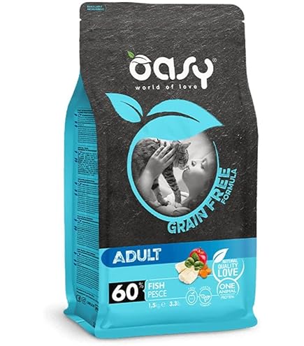 Snack Per Gatti Oasy Biscotti Ripieni Al Salmone - 6 Confezioni Da 60 Gr - Foto 2