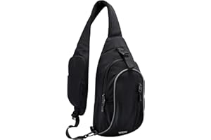 ‎WATERFLY WATERFLY Brusttasche Schultertasche Umhängetasche Herren Klein Männerhandtasche Sling Bag Damen Tasche Messenger Crossbody Bag Crossbag für Outdoor-Sportarten Reise Radfahren Wandern