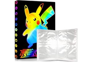 QIFAENY Classeur Carte, Albums pour cartes à collectionner, Titulaire Porte Cartes 4 Poche, Rangements pour cartes, Livre de Protection Cartes, 30 Pages Capacité de 240 Cartes(N1)