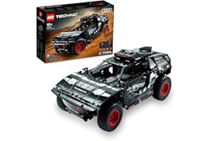 LEGO Technic Audi RS Q e-tron, zdalnie sterowany model samochodu terenowego rajdu Dakar, zabawka dla dziecka, samochodzik na pilota z aplikacją CONTROL+, pomysł na prezent dla 10-latka, 42160