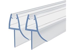 HNNHOME Zestaw 2 uszczelek do drzwi prysznicowych ze szkła o grubości do 20 mm