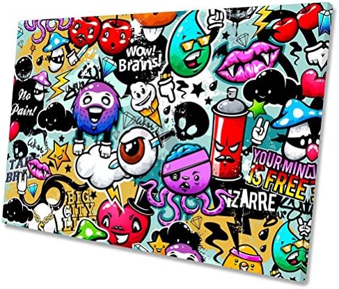 Graffiti Characters Urban CANVAS WALL ART Framed Print 30 x 20 inch