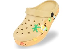 ZEPYFXIT Unisex Kinder Clogs Badelatschen Badesandalen Badeschuhe Gartenschuhe Pantoletten Mädchen Jungen Badeschlappen rutschfeste Atmungsaktive Strand Sandalen